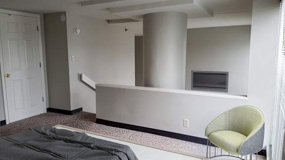 Living Space at Delmar Loop Apartments, St. Louis, MO, 63112