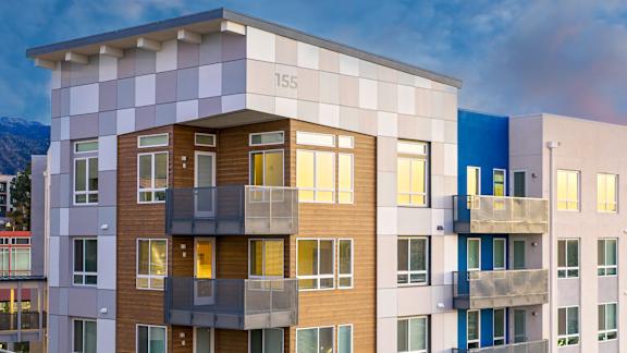 Property Exterior View at Trestle Apartments, California, 91016