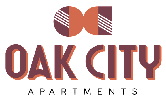 The image features the words "OAK CITY" in a stylized font.