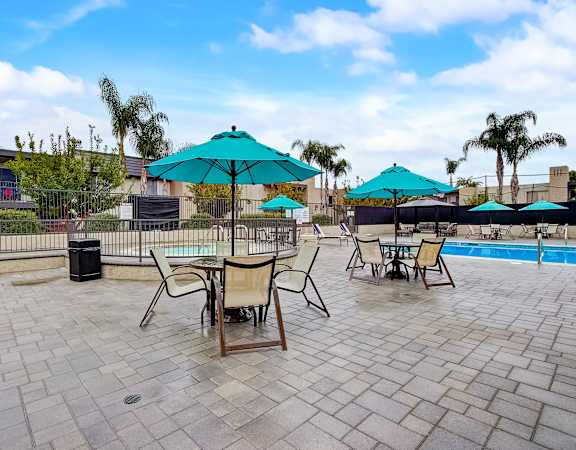 take a dip in the pool at the enclave at woodbridge apartments in sugar land, tx