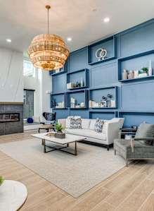 Fireside Lounge at Cedar Heights Luxury Apartments in Austin, TX