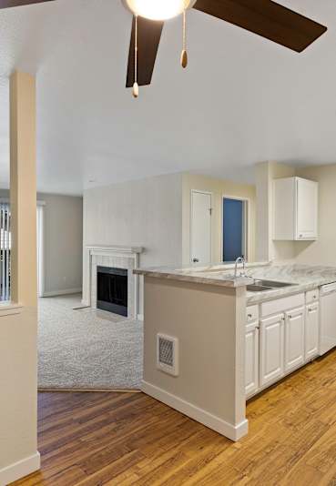 Kitchen Unit at Serra Vista Apartment Homes, Lynnwood, Washington