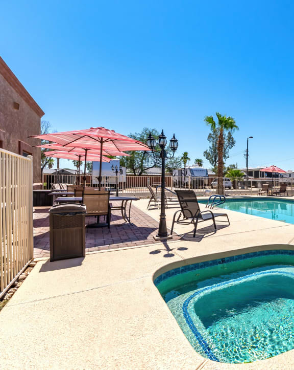 our resort style swimming pool is open to the community