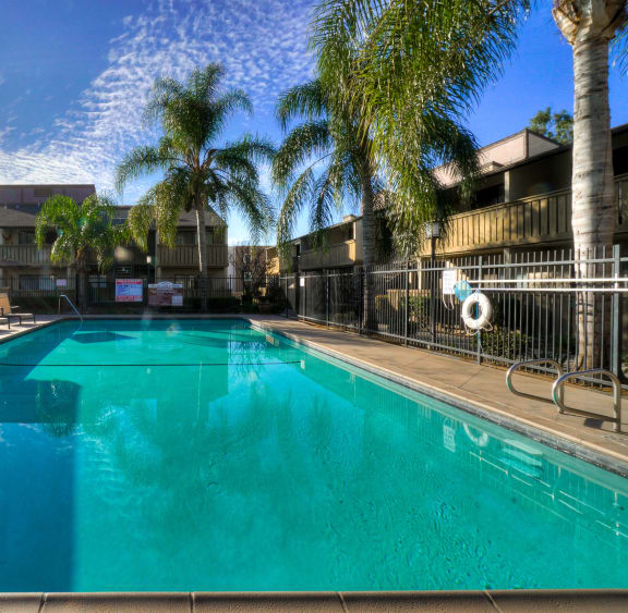 Invigorating Swimming Pool at Highlander Park Apts, Riverside, California