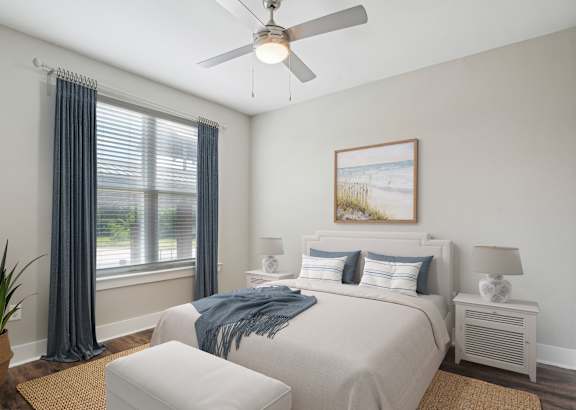 Bedroom Interior at Highline Urban Lofts, Cypress, TX, 77429