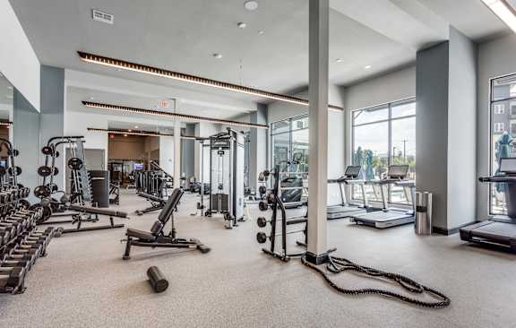 Fitness Center at The Prescott Luxury Apartments in Austin TX