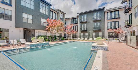 Sparkling Pool at Vue Greenville, Dallas, TX