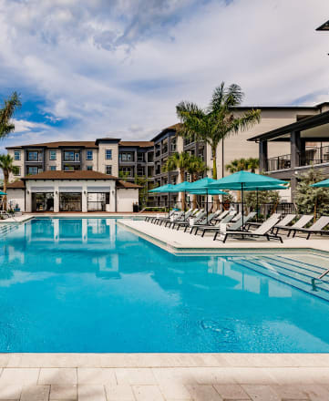 Invigorating Swimming Pool at Harrison Apartments, Sarasota, 34243