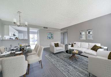 Living room at Piper Village West, Florida