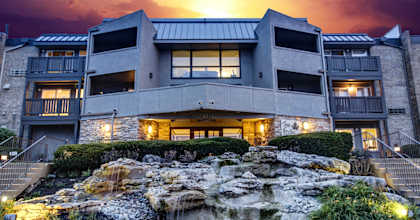 Office sunset at The Falls, Mission, Kansas