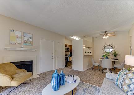 Living Area With Kitchen at Wilson Crossing, Texas, 75104