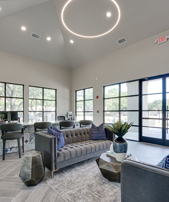 Leasing office  at Carmel Creekside, Fort Worth, TX
