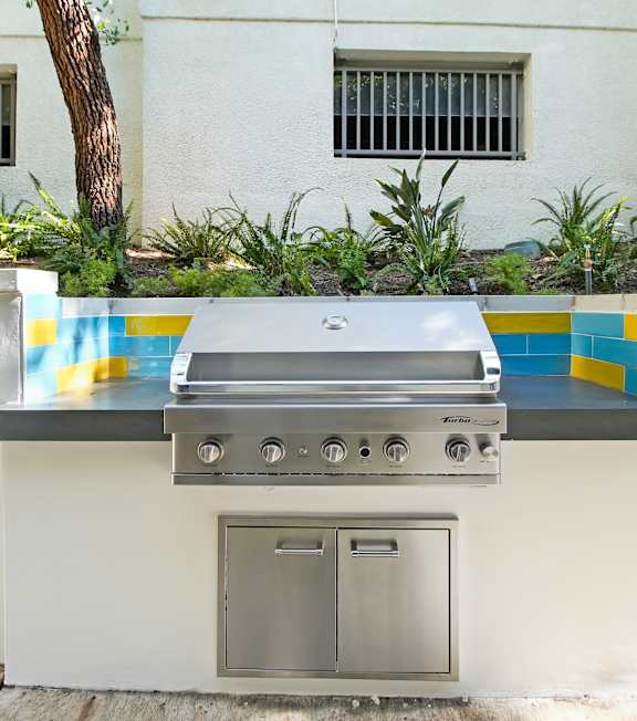 Grill Station at 433 Midvale - Student Housing at UCLA, Los Angeles, California