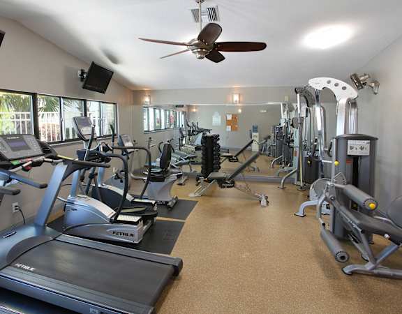 State of the Art Fitness Center at Coral Club Apartments in Bradenton, FL
