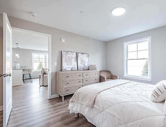 Cozy bedroom at Windham Village Apartments, Windham, 04062