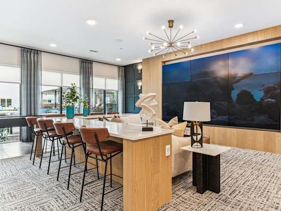 Conference Room With TV at Alta Riverside, Irving, TX, 75039