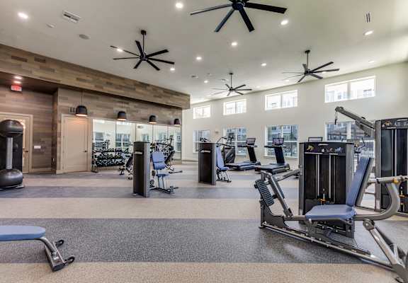 Apartments with 24-7 Gym at Cedar Heights Luxury Apartments in Austin, TX
