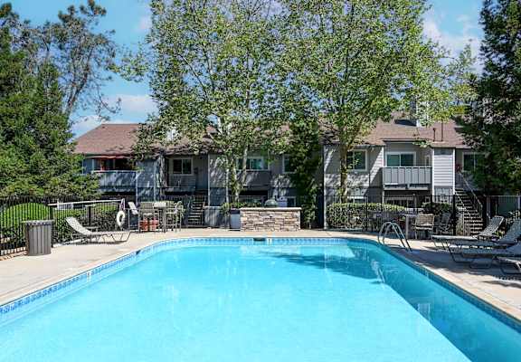 our apartments in a city have a swimming pool