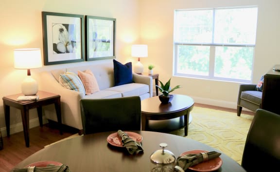 Living Room at Mallory Ridge, Bloomfield, CT, 06002