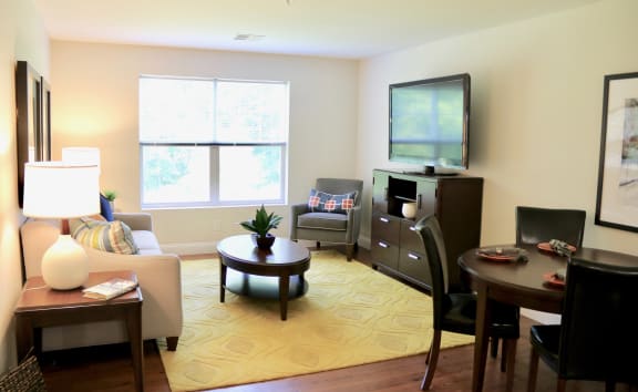 Living Room at Mallory Ridge, Bloomfield, CT, 06002