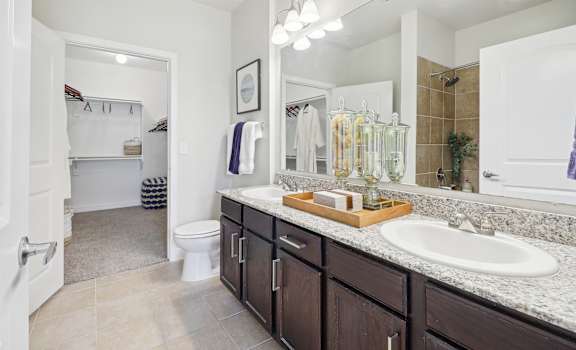 a bathroom with a sink and a toilet and a mirror