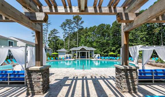 the swimming pool at the resort at governors residence