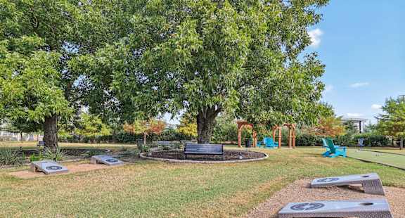 Bocce ball Court at North Creek, Hutto, TX, 78634