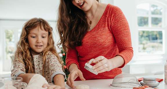 Family Cooking at Ontario Town Square Townhomes