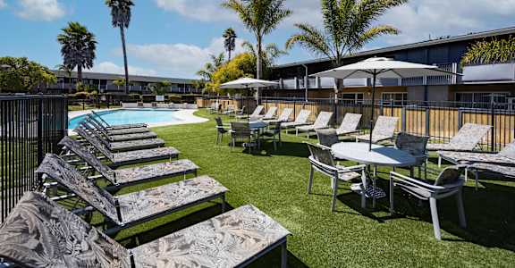 the swimming pool at The Diplomat