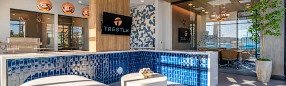 Resident Lounge at Trestle Apartments, Monrovia
