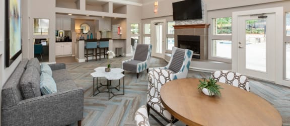 Large Clubhouse at Beacon Ridge Apartments, PRG Real Estate Management, Greenville