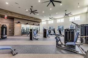 Professional Fitness Center at Cedar Heights Luxury Apartments in Austin, TX