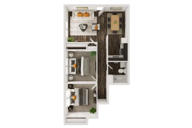bedroom floor plan | apartments in pittsburgh pa | the alden