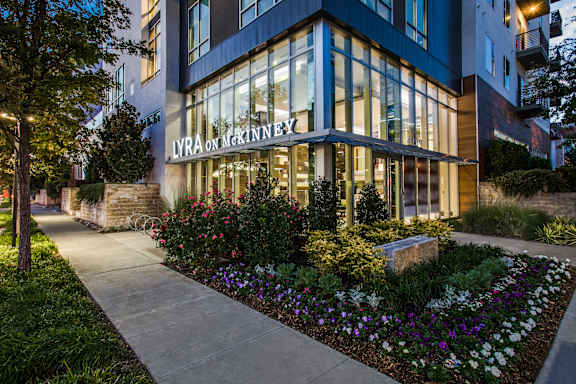 The image features the logo of LYRA ON MCKINNEY.