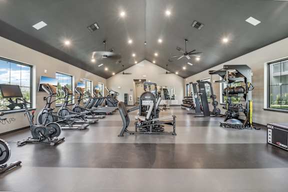 exercise equipment at The Depot, Raymore, MO