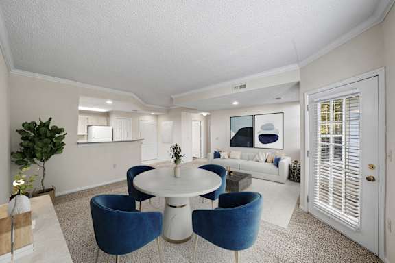Dining Area at The Claremont Apartment Homes, Overland Park, 66210