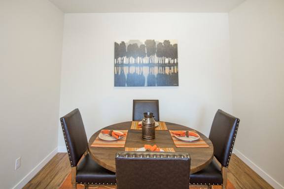 Image of hardwood dining room