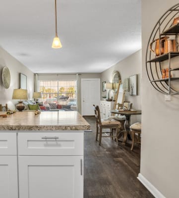 our apartments offer a kitchen