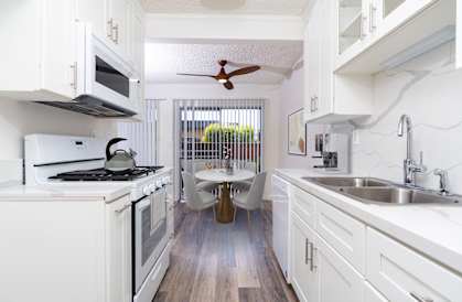 furnished kitchen