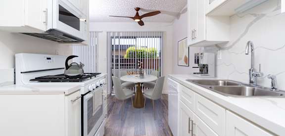 furnished kitchen