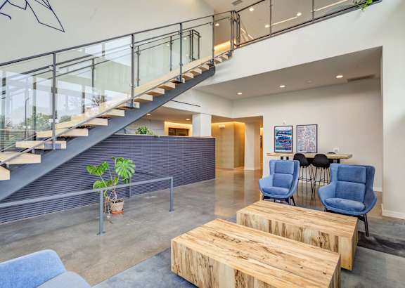 Lobby at Peregrine Apartments, Minneapolis, MN