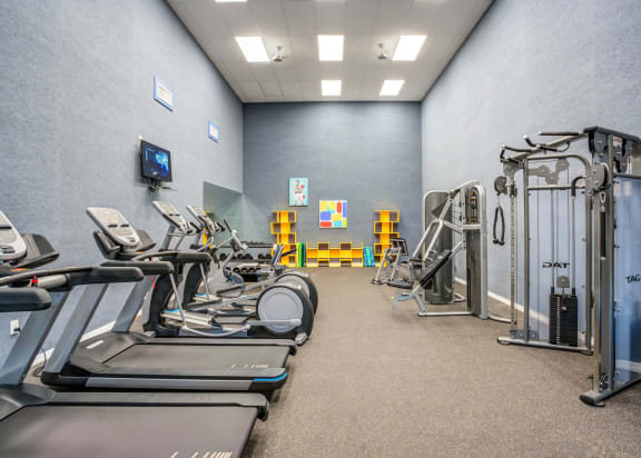 Gym at Fusion Apartments, Florida, 32818