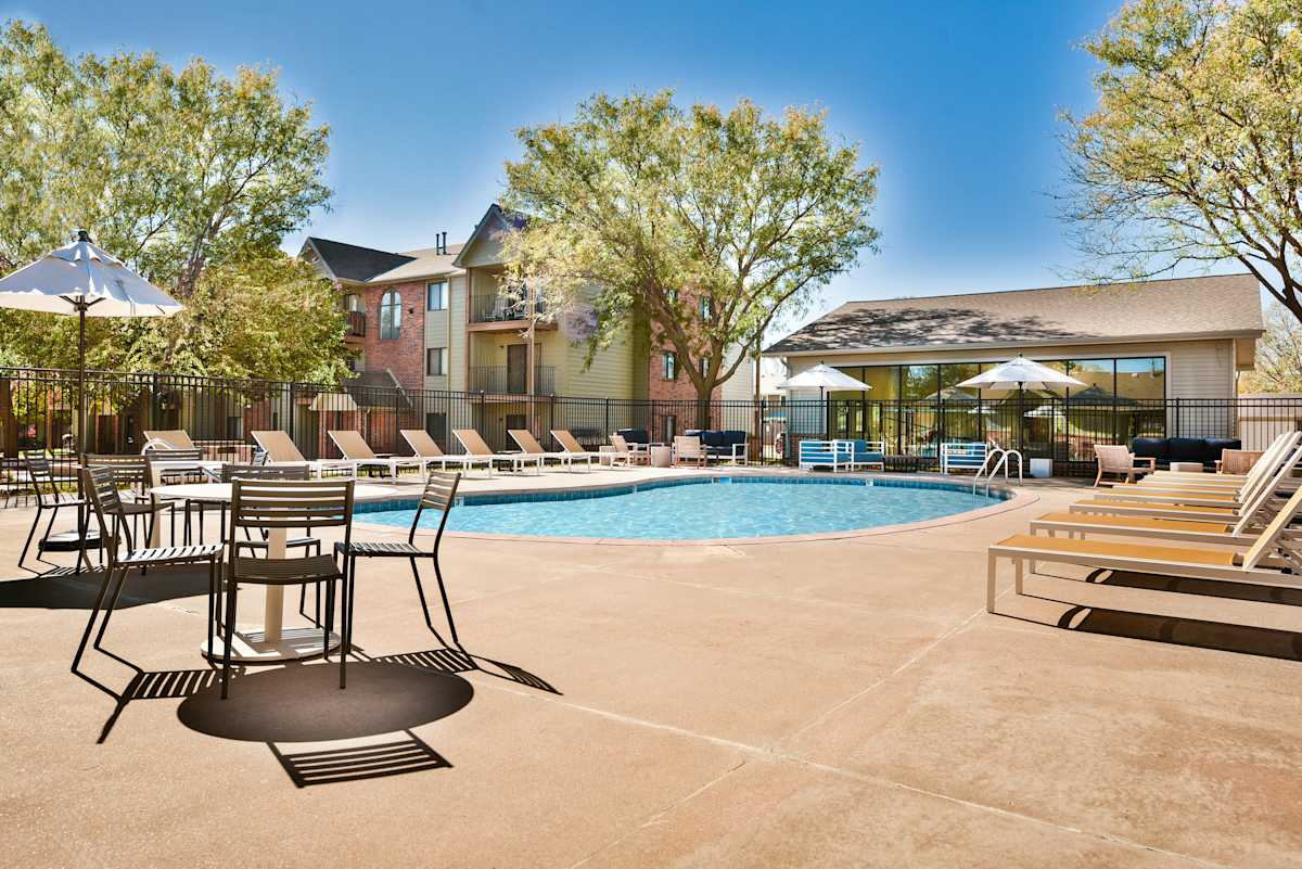 Greenfield Apartments outdoor pool - Omaha, NE