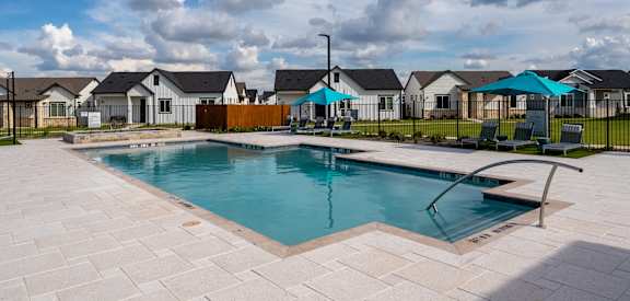 Resort-Style Pool & Hot Tub at Avilla Rio Oaks, Liberty Hill, TX 78642