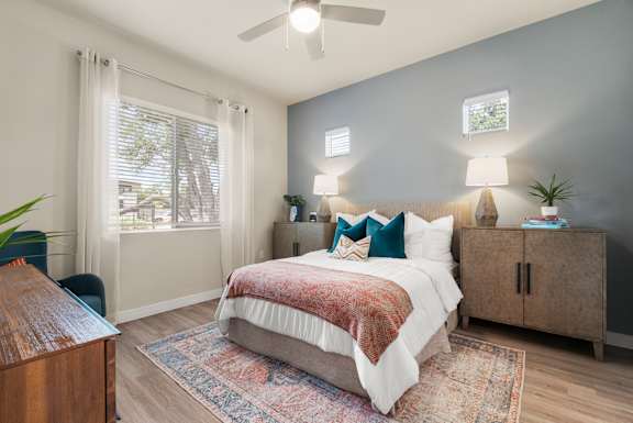 Modern Bedroom at Avilla Berry Creek Highlands, Georgetown, TX 78633