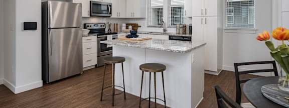 Open Concept Kitchen with Energy Efficient Appliances