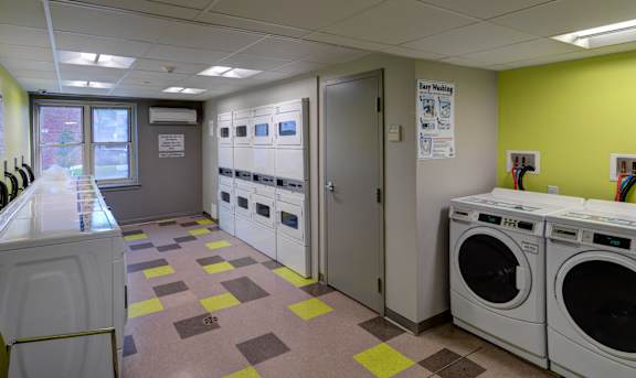 Laundry suite in apartments building