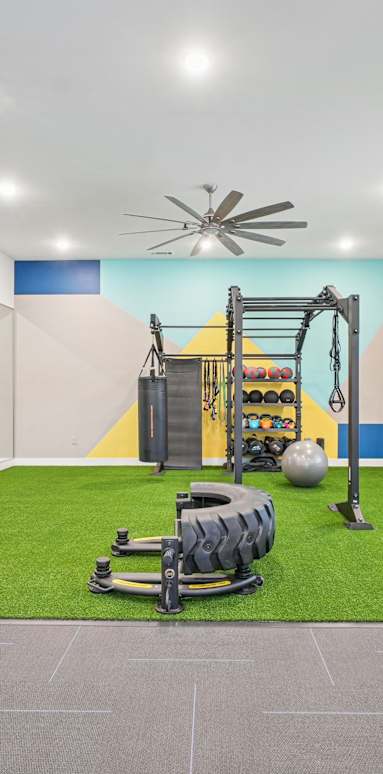 Spacious Fitness Center at Ardmore at Prosperity, Tennessee