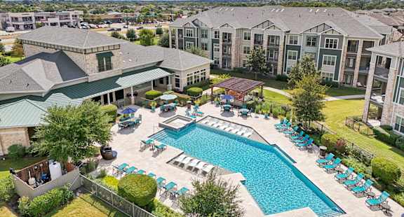 Aerial Pool View at North Creek, Hutto