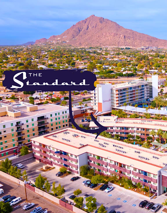 The Standard hotel is located in a busy city area.